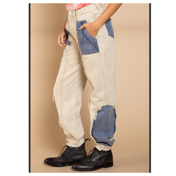 CLEARANCE NOW $25 No. 252 Run small ❤️POL denim jogger pants - Picture 2 of 5